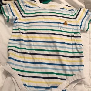 Boys gap bodysuit. Size 12-18 mos. striped.